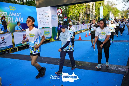 Race photo from Taman Budaya x BOGORUN 2025