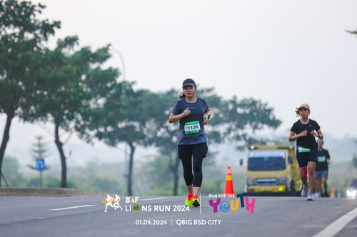 Race photo from BAF LIONS RUN 2024
