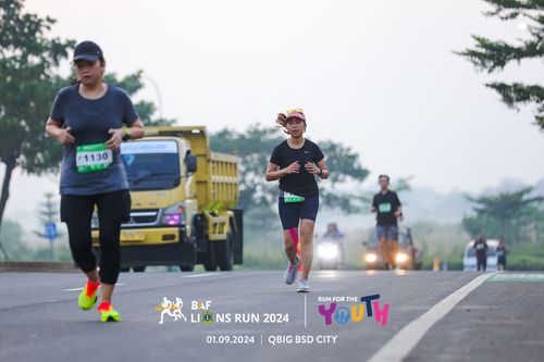 Race photo from BAF LIONS RUN 2024
