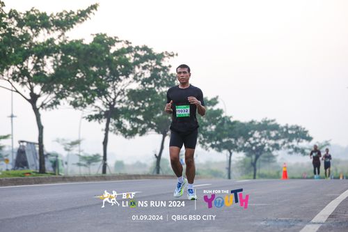 Race photo from BAF LIONS RUN 2024