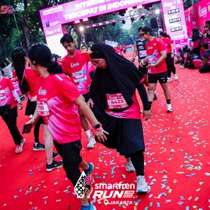 Race photo from SMARTFREN RUN 2026