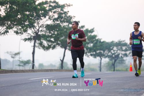 Race photo from BAF LIONS RUN 2024