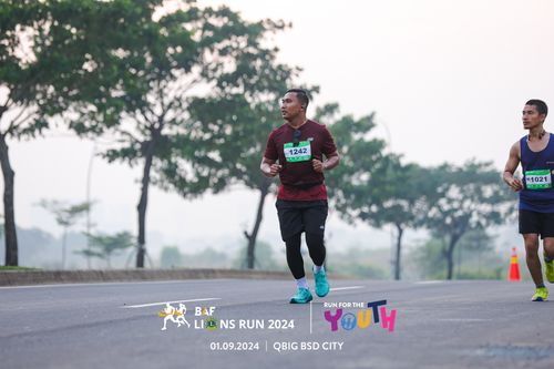 Race photo from BAF LIONS RUN 2024