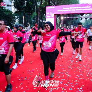 Race photo from SMARTFREN RUN 2026