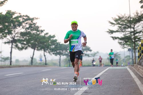 Race photo from BAF LIONS RUN 2024