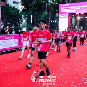 Race photo from SMARTFREN RUN 2026