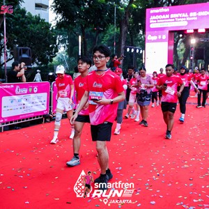 Race photo from SMARTFREN RUN 2026