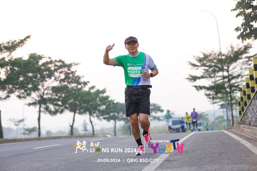 Race photo from BAF LIONS RUN 2024