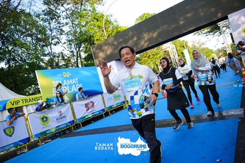 Race photo from Taman Budaya x BOGORUN 2025