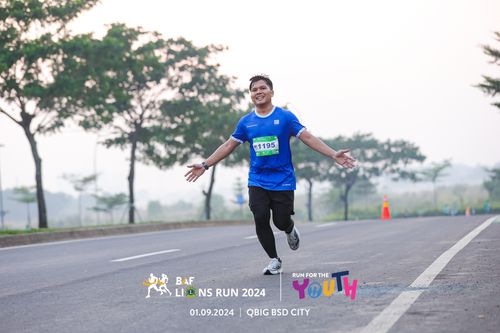Race photo from BAF LIONS RUN 2024