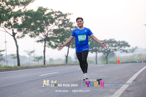 Race photo from BAF LIONS RUN 2024