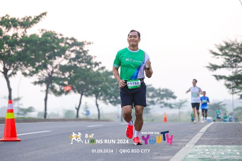 Race photo from BAF LIONS RUN 2024