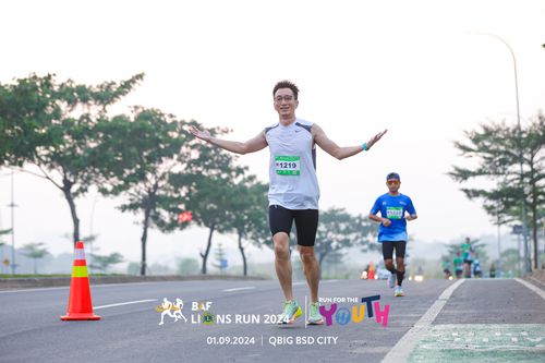 Race photo from BAF LIONS RUN 2024