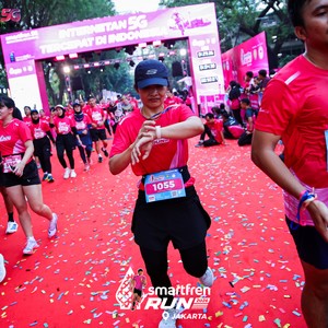 Race photo from SMARTFREN RUN 2026