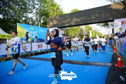 Race photo from Taman Budaya x BOGORUN 2025