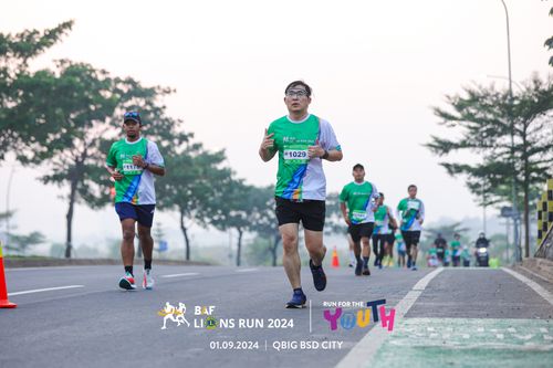 Race photo from BAF LIONS RUN 2024