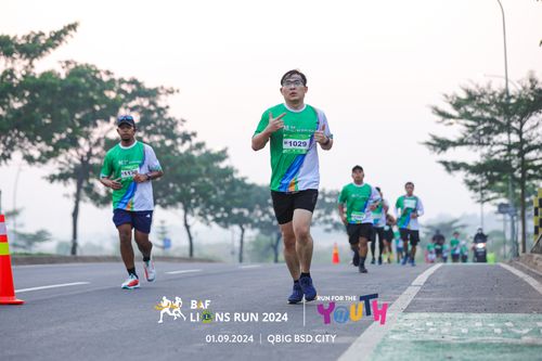Race photo from BAF LIONS RUN 2024