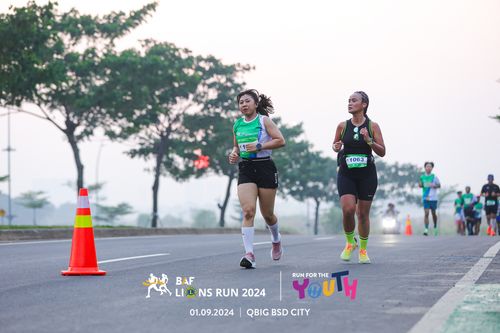 Race photo from BAF LIONS RUN 2024