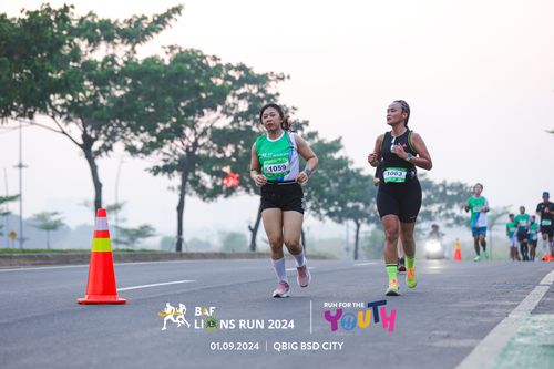 Race photo from BAF LIONS RUN 2024