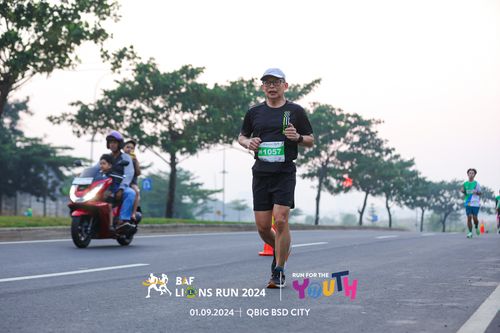 Race photo from BAF LIONS RUN 2024