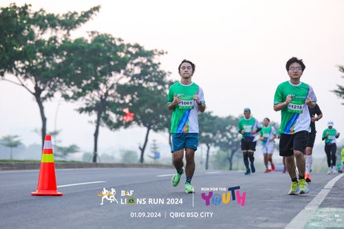 Race photo from BAF LIONS RUN 2024