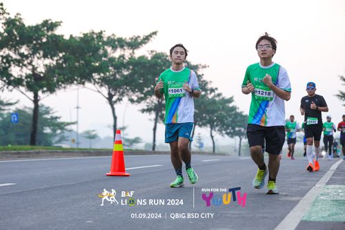 Race photo from BAF LIONS RUN 2024