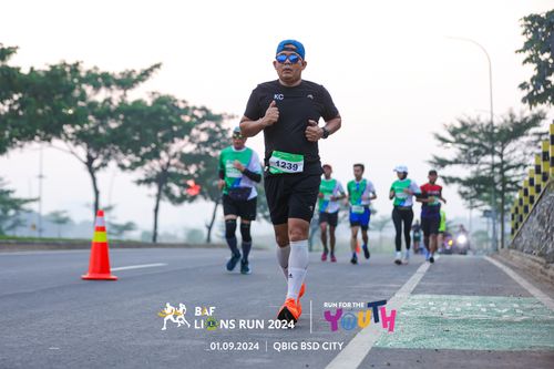 Race photo from BAF LIONS RUN 2024