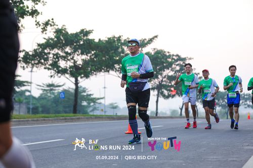 Race photo from BAF LIONS RUN 2024