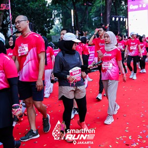 Race photo from SMARTFREN RUN 2026