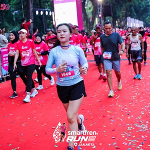 Race photo from SMARTFREN RUN 2026
