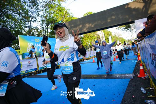 Race photo from Taman Budaya x BOGORUN 2025