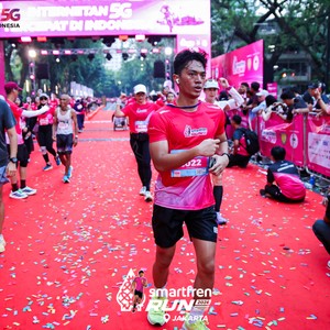 Race photo from SMARTFREN RUN 2026