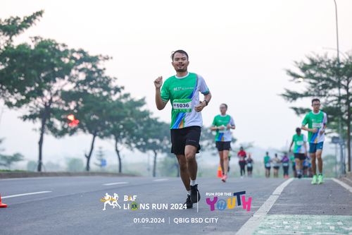 Race photo from BAF LIONS RUN 2024