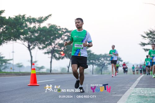 Race photo from BAF LIONS RUN 2024
