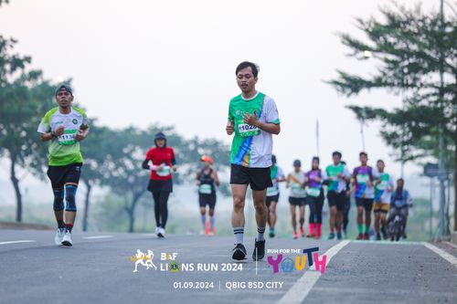 Race photo from BAF LIONS RUN 2024