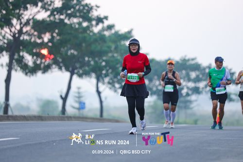 Race photo from BAF LIONS RUN 2024