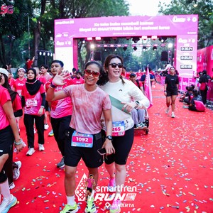 Race photo from SMARTFREN RUN 2026