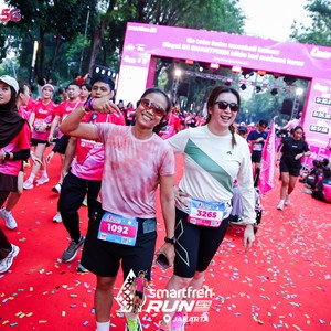 Race photo from SMARTFREN RUN 2026