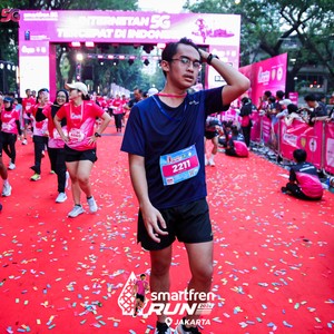 Race photo from SMARTFREN RUN 2026
