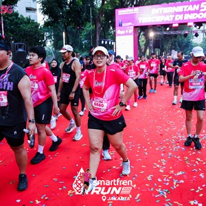 Race photo from SMARTFREN RUN 2026