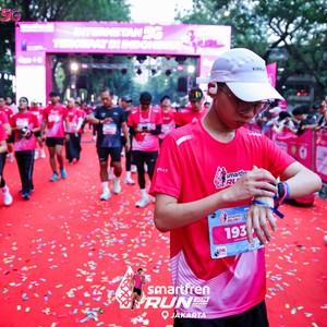 Race photo from SMARTFREN RUN 2026