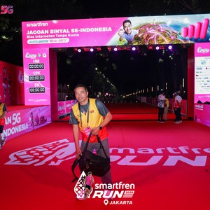 Race photo from SMARTFREN RUN 2026