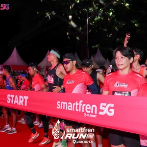 Race photo from SMARTFREN RUN 2026