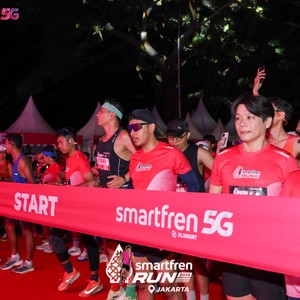 Race photo from SMARTFREN RUN 2026