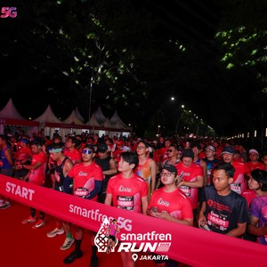 Race photo from SMARTFREN RUN 2026