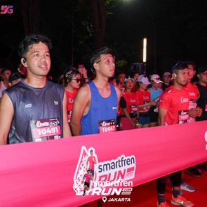 Race photo from SMARTFREN RUN 2026
