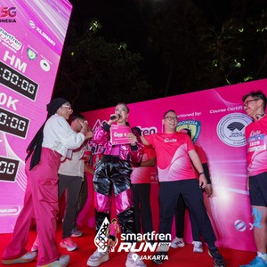 Race photo from SMARTFREN RUN 2026