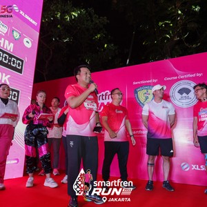 Race photo from SMARTFREN RUN 2026