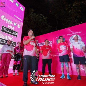 Race photo from SMARTFREN RUN 2026