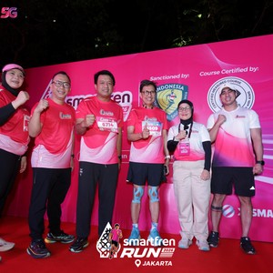 Race photo from SMARTFREN RUN 2026